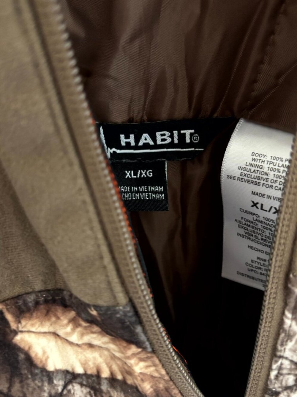 Habit Real Tree Camo Hunting Bibs - Picture 2 of 4